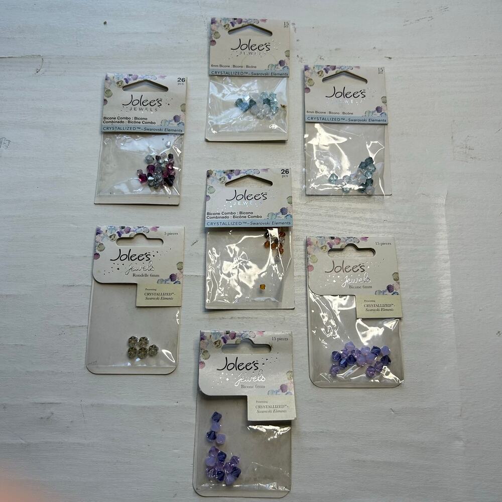 EK Success Jolee's Swarovski Crystal Bead Mix Lot NOS